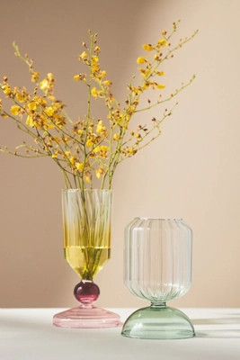 Calle Vase & Pillar Candle Holder | Anthropologie (US)