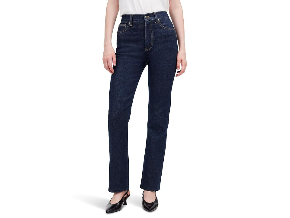 Madewell 90's Straight with Puddle Inseam in Norman Wash (Norman Wash) Women's Jeans | Zappos