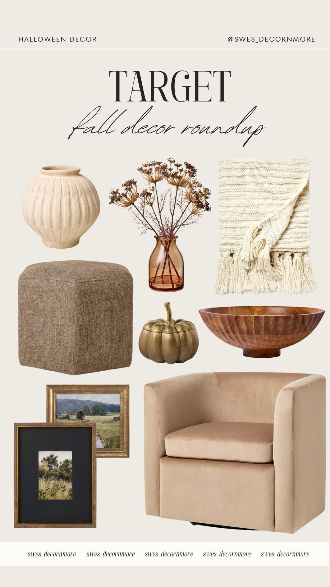 Target fall decor. This arm chair and ottoman are perfect living room pieces for fall. 

#LTKStyleTip #LTKSeasonal #LTKHome