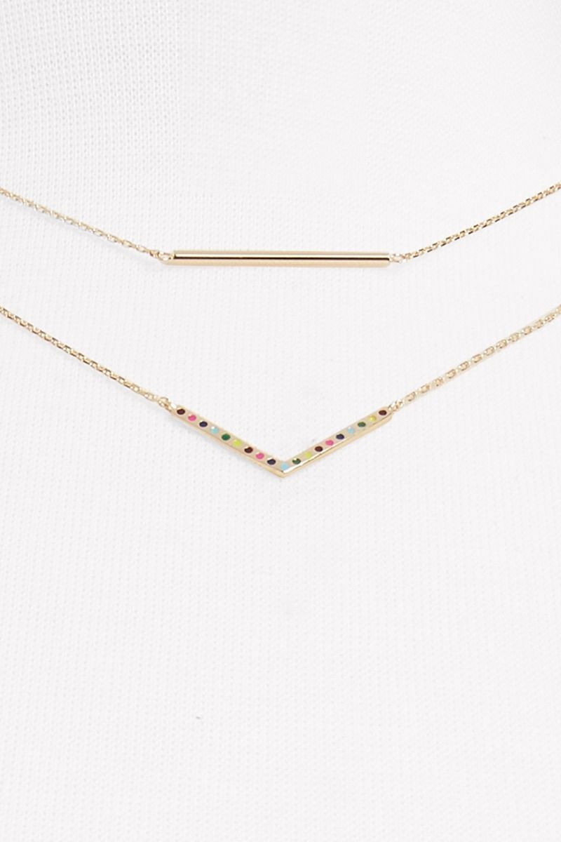 Octavia Chevron Necklace | Evereve