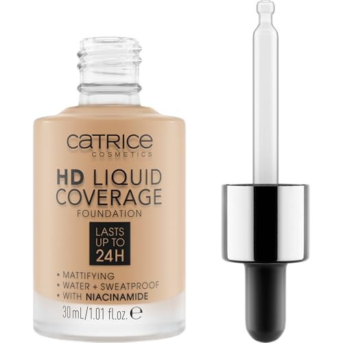 Catrice | HD Liquid Coverage Foundation | Flawless, High Coverage | Vegan & Cruelty Free (032 | Nude Beige) | Amazon (US)