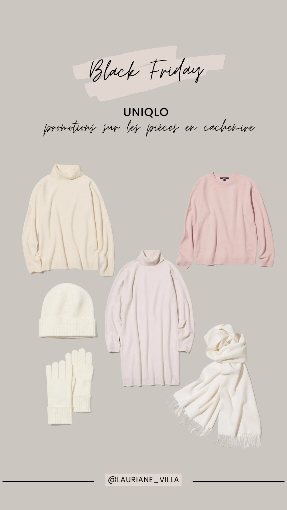 Promotions sur mes pièces en cachemire préférées chez Uniqlo ! 
Valables sur tous les coloris 

#LTKeurope #LTKCyberweek #LTKsalealert