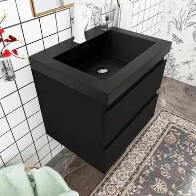 Aughalish 24 Single Bathroom Vanity with Top | Wayfair North America