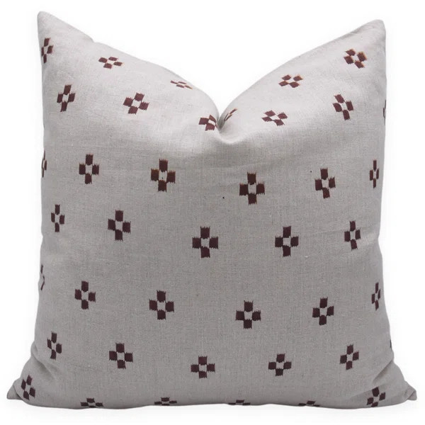 Floral Linen Indoor/Outdoor Pillow Cover | Wayfair North America