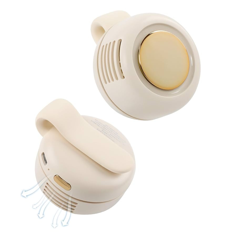 Small Clip Fan, Portable Silent Mini Bladeless Fan Clip On, 3 Speeds Clip-on Fans for Shirt, Mini... | Amazon (US)