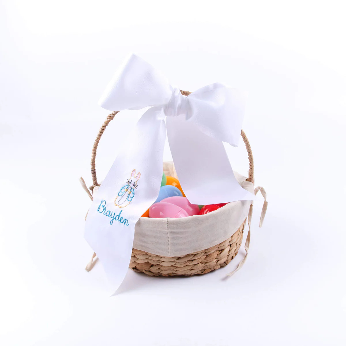 Easter Basket Monogram Ribbon | Classic Whimsy