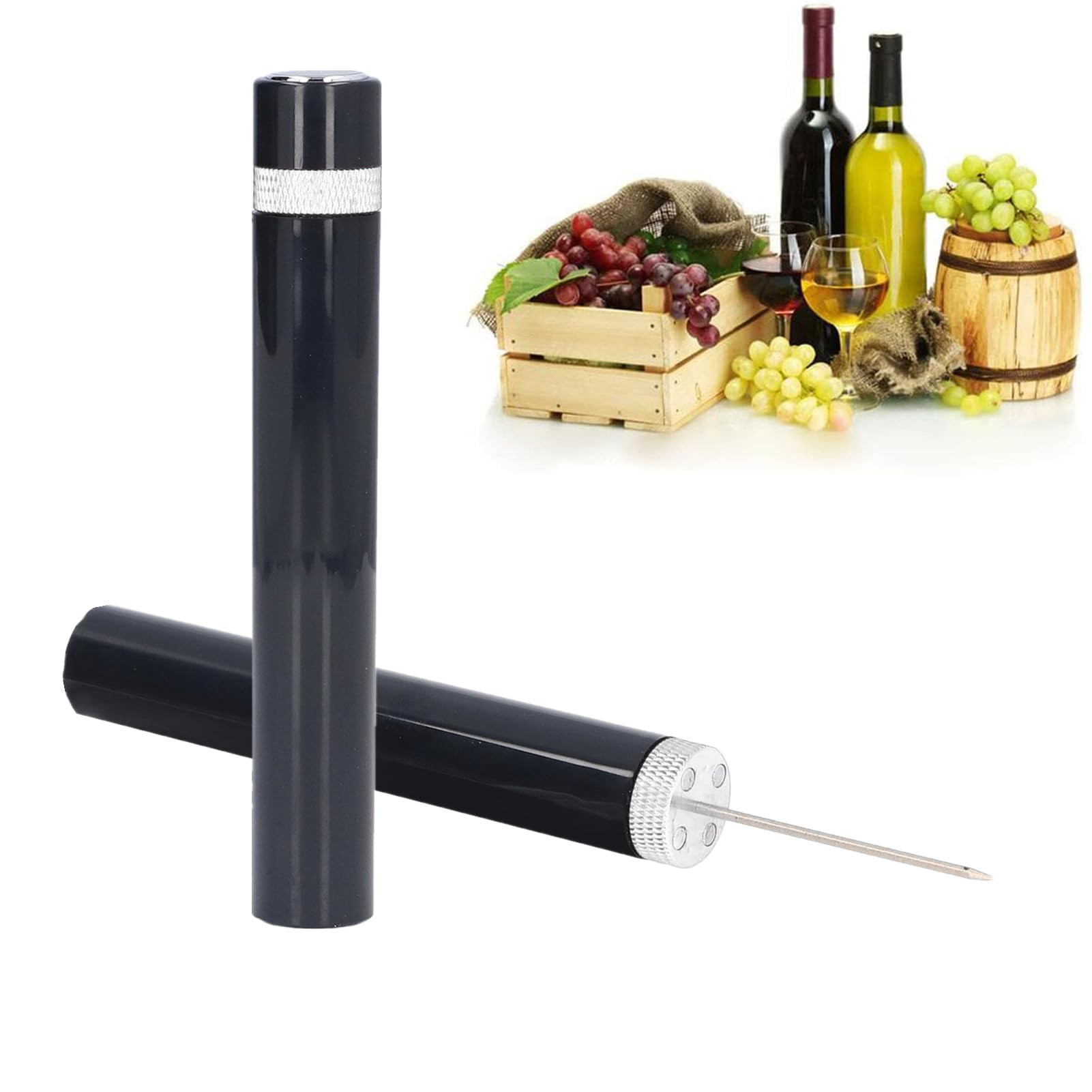 Needle Type Wine Bottle Opener, Easy Cork Remover Corkscrew, Travel Portable Pocket Air Pressure ... | Amazon (US)