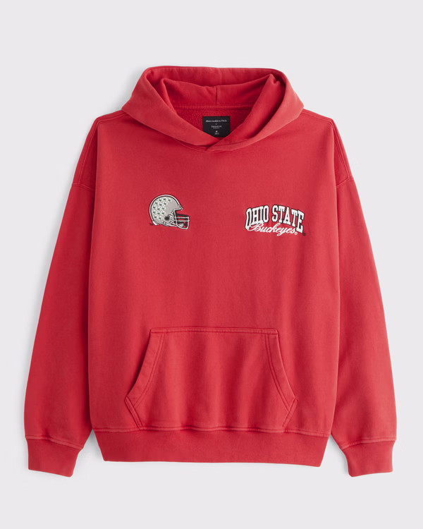 The Ohio State University Graphic Popover Hoodie | Abercrombie & Fitch (US)