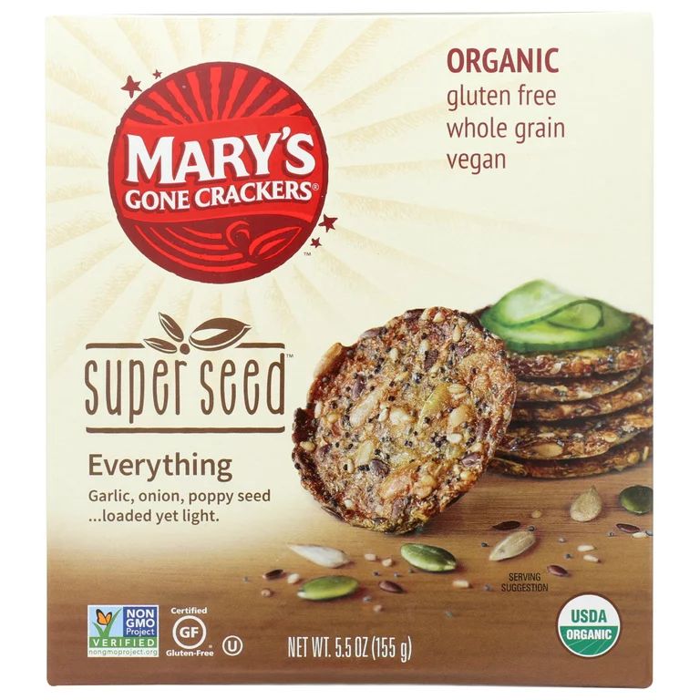 Mary's Gone Crackers Super Seed Everything, 5.5oz - Walmart.com | Walmart (US)