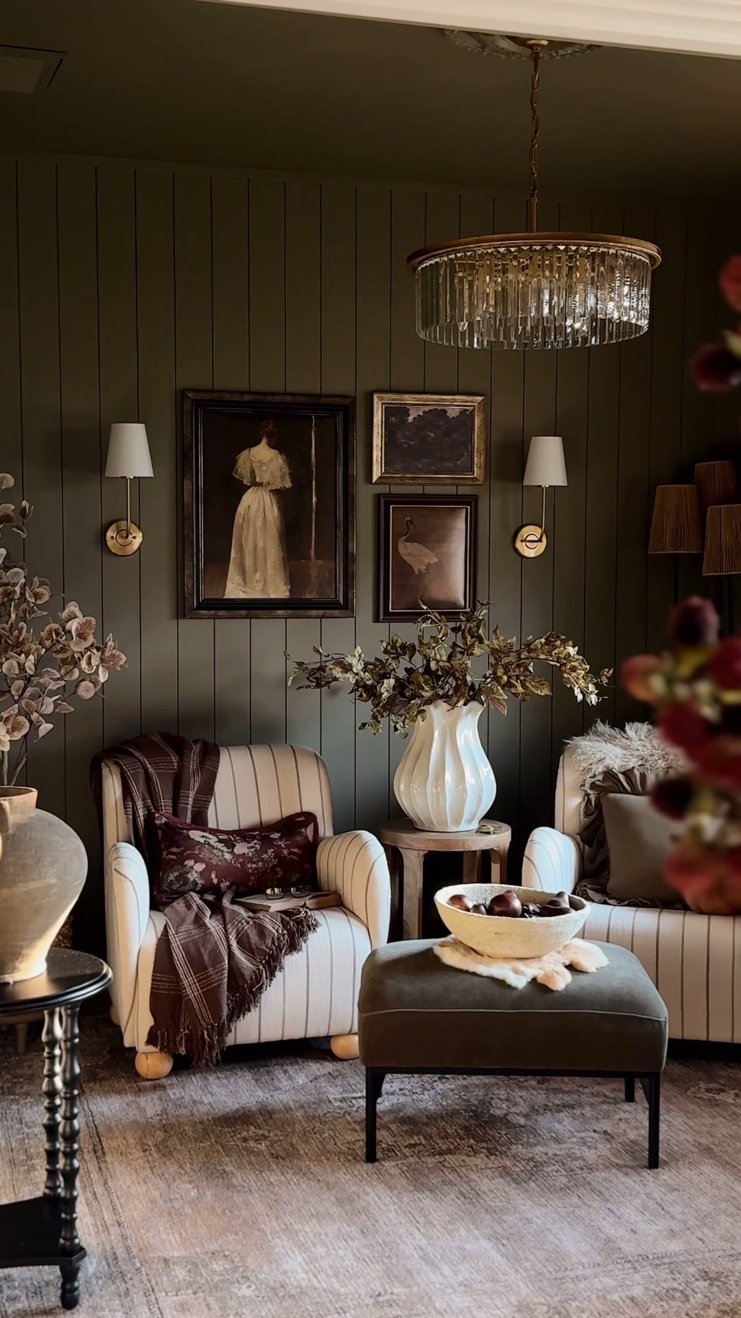 Shop our fall study. Fall home decor. Green room.

#LTKHome #LTKSeasonal