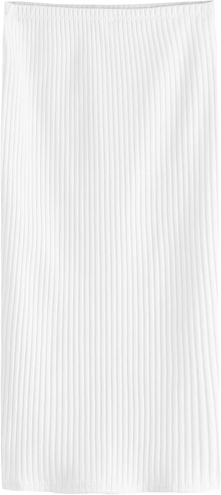 Women's Basic Plain Stretchy Ribbed Knit Split Full Length Skirt | Amazon (US)