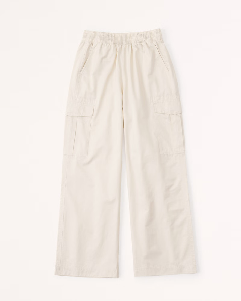 Wide Leg Cargo Pants | Abercrombie & Fitch (US)