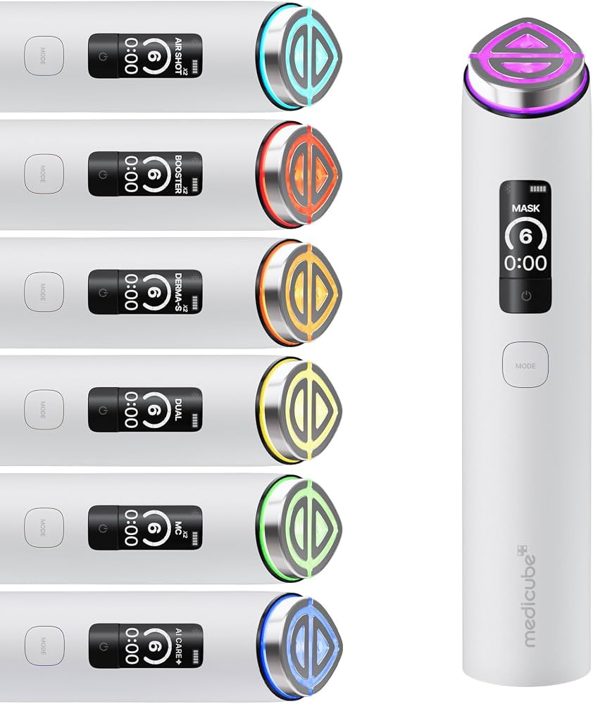 medicube Booster Pro X2\u2122 - 7 IN 1 Glow Beauty Device, 2X Glow Care, White | Amazon (US)