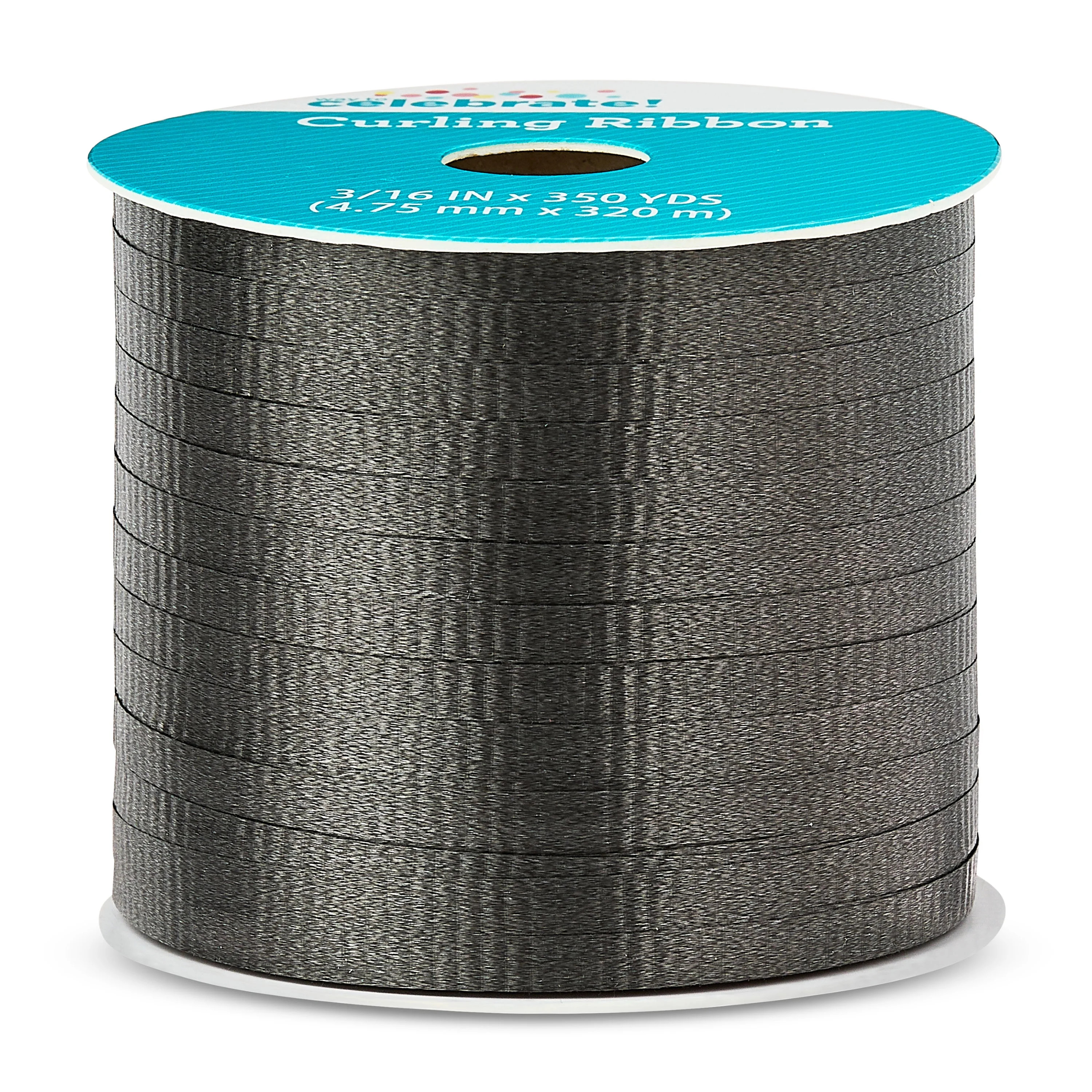 Black Curling Ribbon, 350 yds, by Way To Celebrate - Walmart.com | Walmart (US)