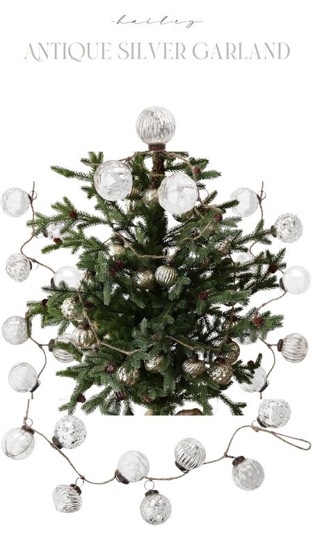 Thinking of decorating your Christmas tree with a vintage chic theme? I have some fantastic ideas and products for you to consider. 

1. Garland
Opt for a vintage chic garland with a delicate lace or crochet pattern to instantly evoke a sense of old world nostalgia. This type of garland adds a touch of timeless elegance to your tree, giving it that classic, retro feel.

2. Color Palette
Silver and off-white are excellent choices for achieving a retro, country chic look. 
🩶 Silver, with its metallic sheen, adds a touch of glamour while still maintaining a classic aesthetic. 
🤍 Off-white brings in warmth and a sense of tradition. 
Together, they create a classic Christmas tree look.  

#LTKSeasonal #LTKHoliday #LTKparties