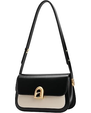 LAFESTIN Genuine Leather Shoulder Bag for Women with Adjustable Strap, Crossbody Purses For Women... | Amazon (US)