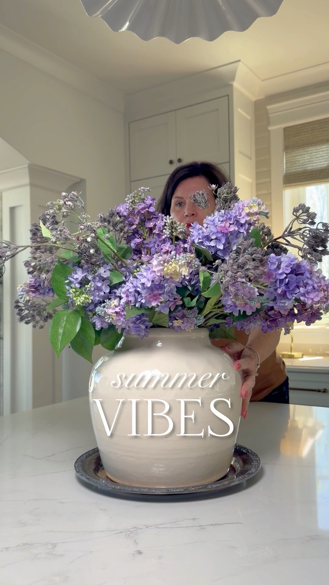 Add summer vibes with a lovely vase filled with pretty lilacs!

Seasonal, home decor, summer, flowers, vases, faux 

 #LTKSeasonal #LTKHome #LTKSaleAlert
