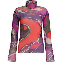 Pucci T-shirt en tulle imprimé orchidée | Balardi (US & Canada)