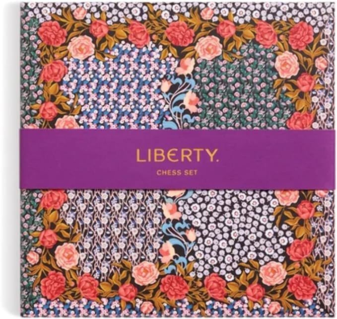 Galison Liberty Anita Peggable Chess Set from Galison - Unique Floral Game Set for Any Game Enthu... | Amazon (US)