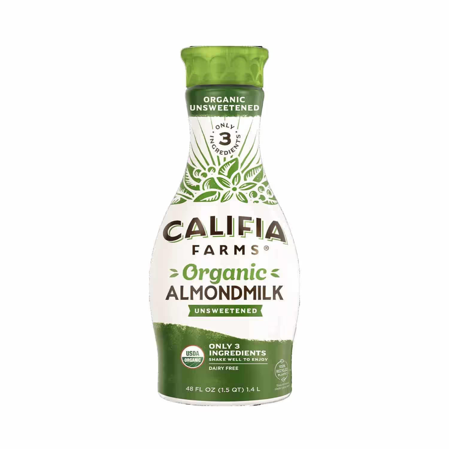 Organic Almond Milk, Unsweetened, 48 Fl Oz | Misfits Market