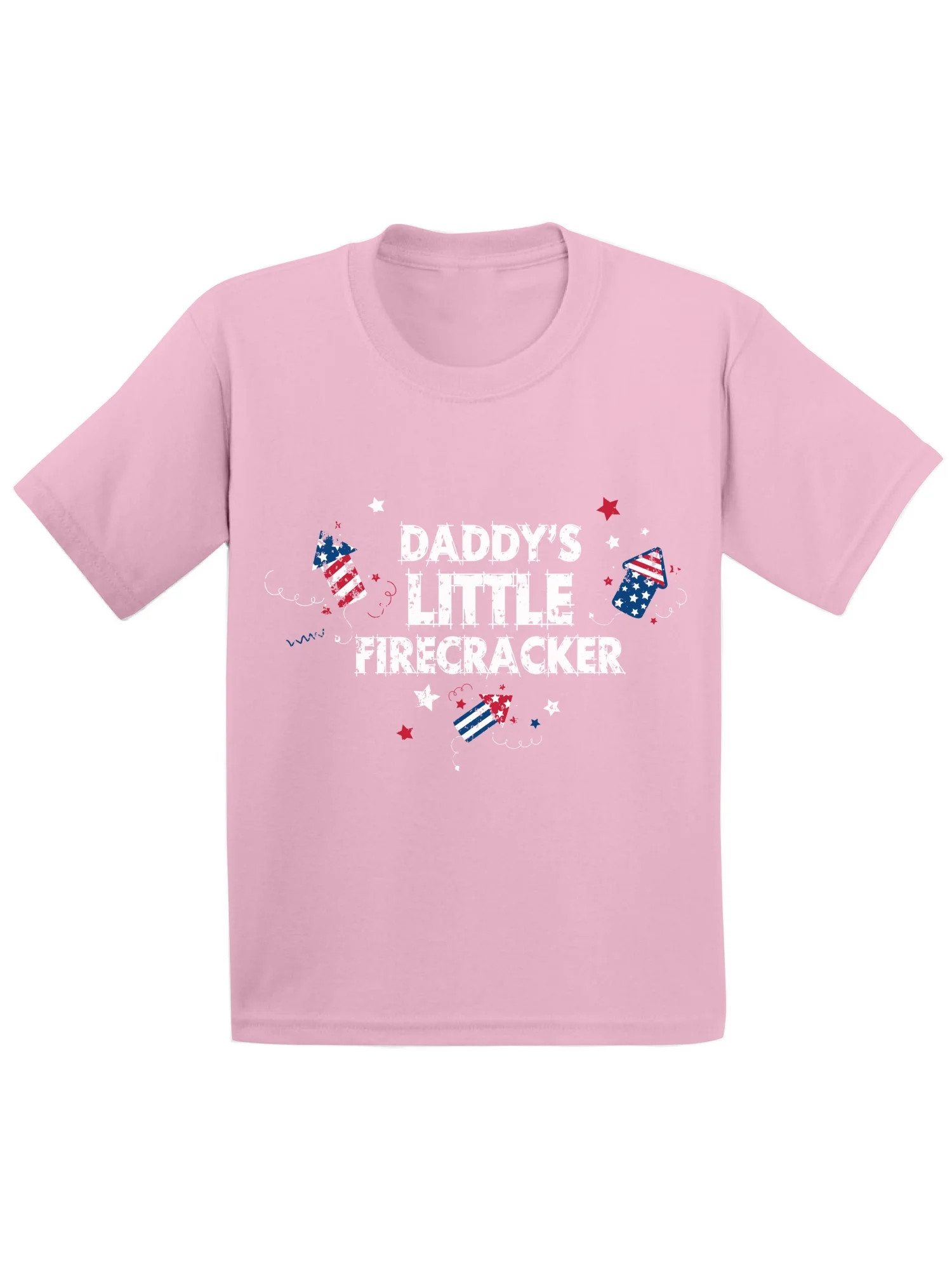 Awkward Styles Daddy's Little Firecracker Toddler Shirt 4th of July Shirt for Kids Cute Independe... | Walmart (US)