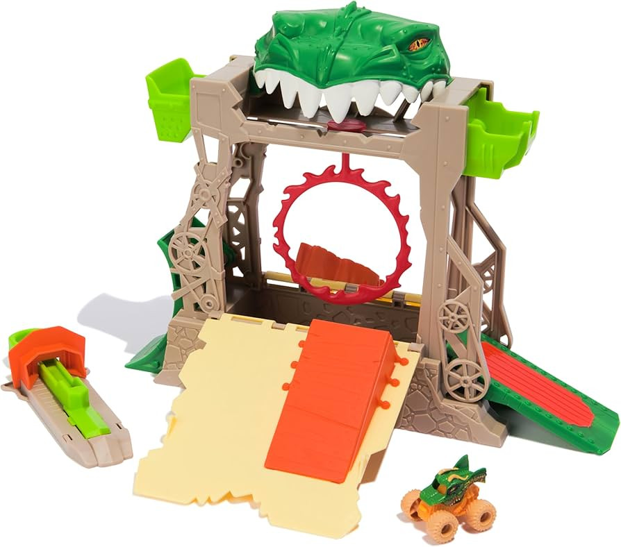 Monster Jam, Dragon Dungeon of Doom Playset, Mini Jams, Exclusive Die-Cast Dragon Monster Truck 1... | Amazon (US)