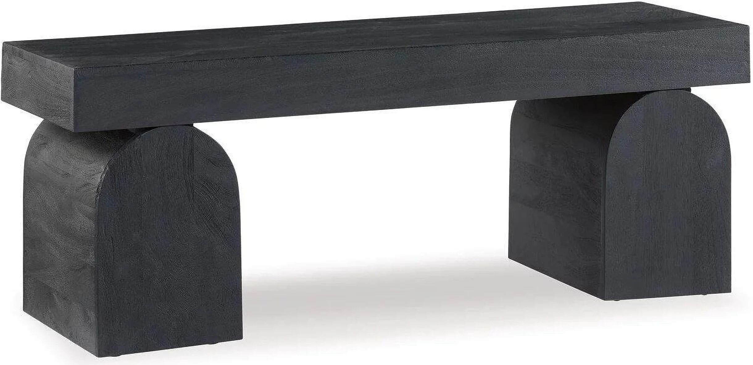 Holgrove Accent Bench In Black | 1StopBedrooms | 1stopbedrooms