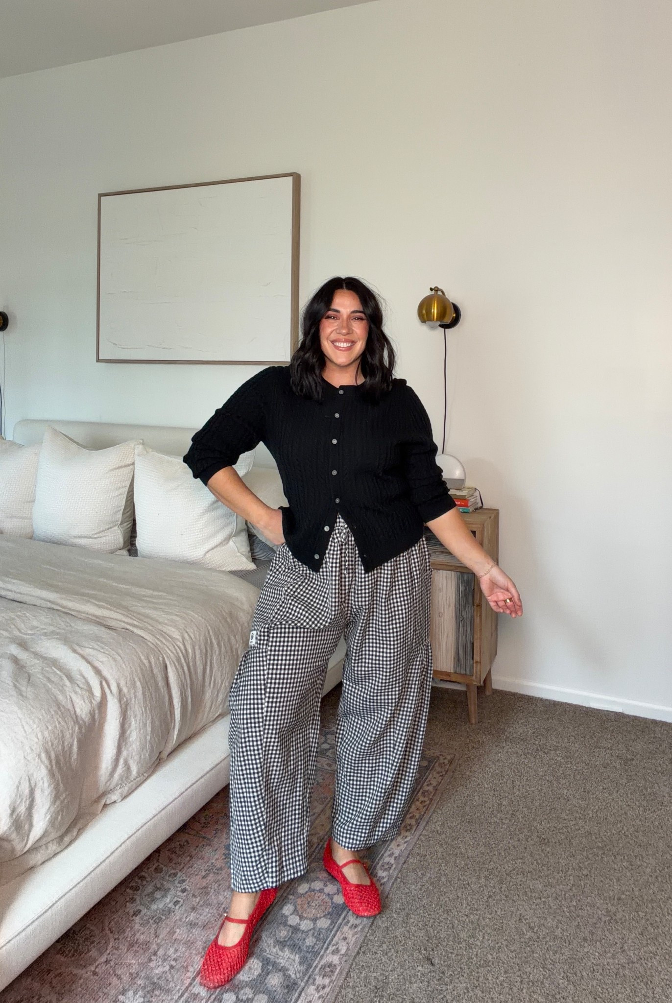 Easy workwear outfit, teacher outfit idea, mom style, fun spring pants. Pants M, sweater L. 

#LTKWorkwear #LTKMidsize #LTKootd