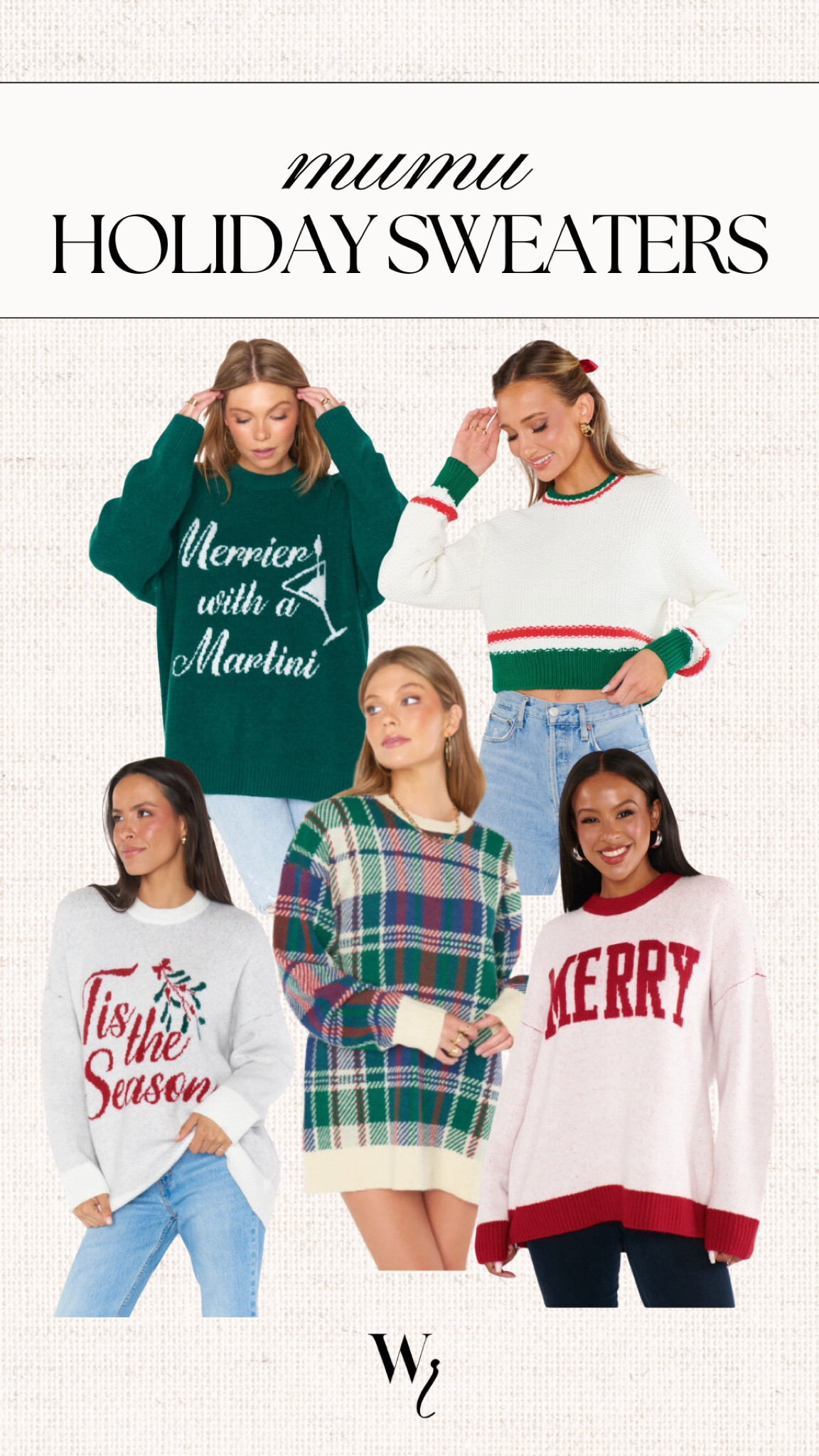 Show Me Your Mumu holiday sweaters! Use code WHITNEY20 for 20% off 

#LTKSeasonal #LTKHoliday #LTKStyleTip