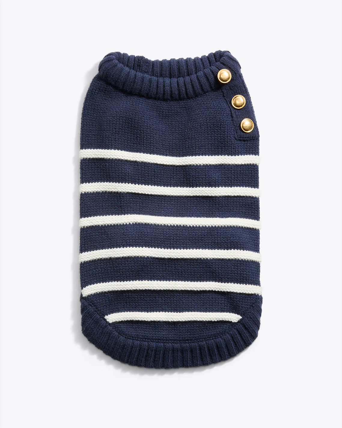Dog Sweater in Navy Mariner Stripe | Draper James (US)
