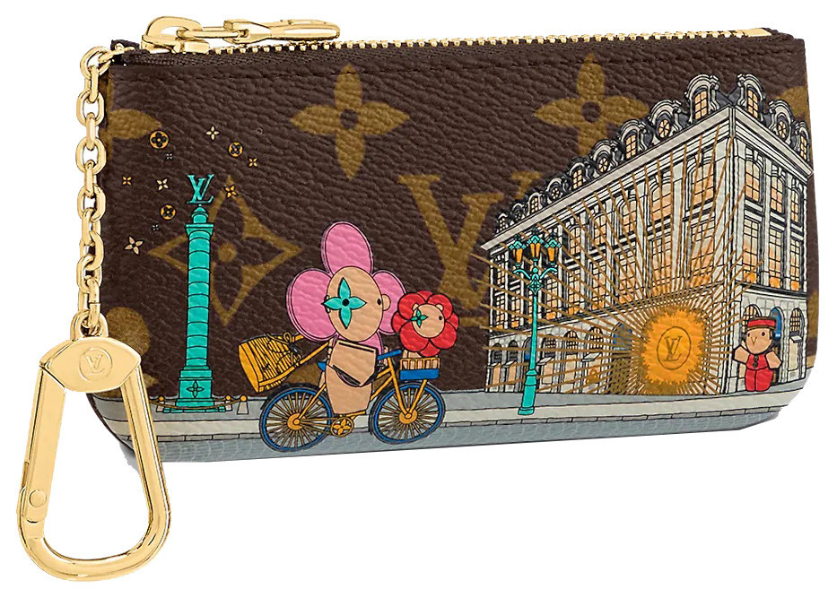 Women's Louis Vuitton Key Pouch Vivienne Holiday in Monogram Canvas/Pink | StockX
