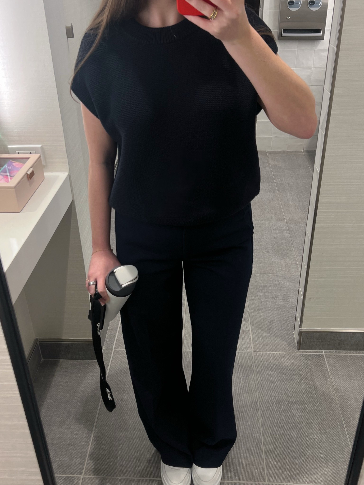 Work outfit from a  few weeks ago 👩🏻‍💻 I love a navy blue monochrome look 

#LTKStyleTip #LTKShoeCrush #LTKWorkwear