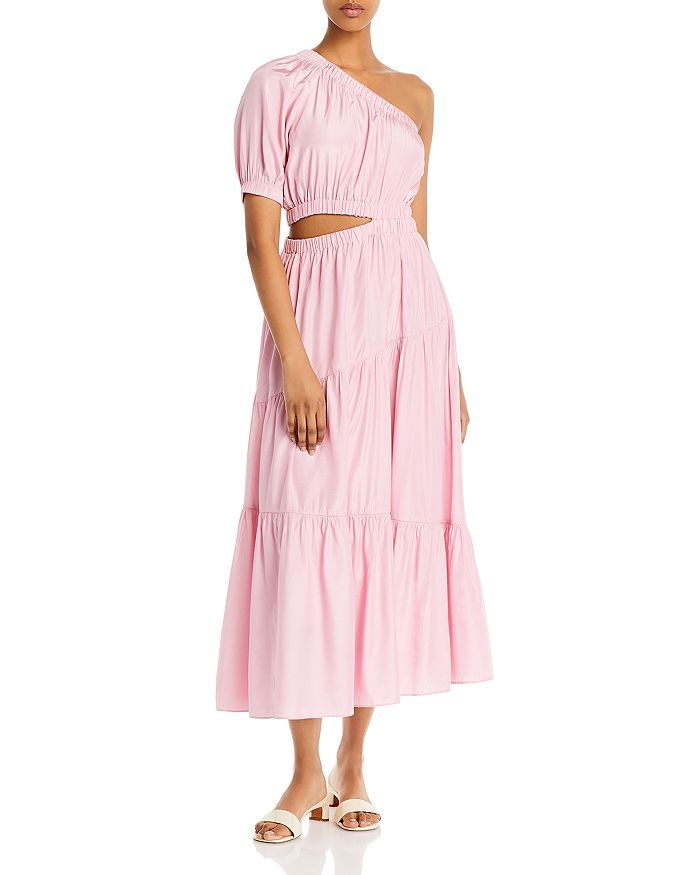 Moon River One Shoulder Midi Dress Women - Bloomingdale's | Bloomingdale's (US)