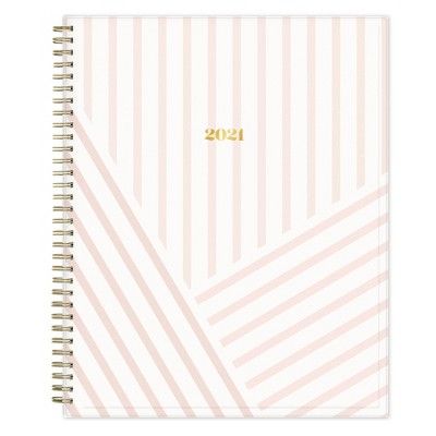 2021 The Everygirl Planner 8.5" x 11" Clear Plastic Cover Weekly/Monthly Wirebound Hannah Rose - ... | Target
