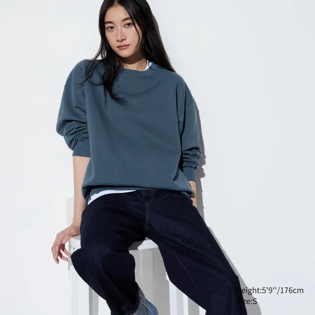 Crew Neck Sweatshirt | UNIQLO (UK)