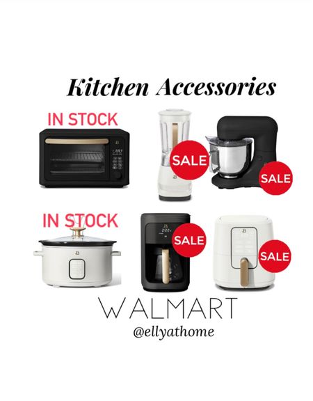 Kitchen accessories sales at Walmart. Drew Barrymore Beautiful collection on sale. Black, white, more color choices. coffee maker, blender, fryer on sale. Available and I stock are the slow cooker and microwave. , kitchen cooking accessories. Beautiful style. Gifts for cooks, gifts for her, gifts for couples. Walmart home. Free shipping. Home accessories. Christmas, holiday cooking, baking. 


#LTKhome #LTKfamily #LTKsalealert