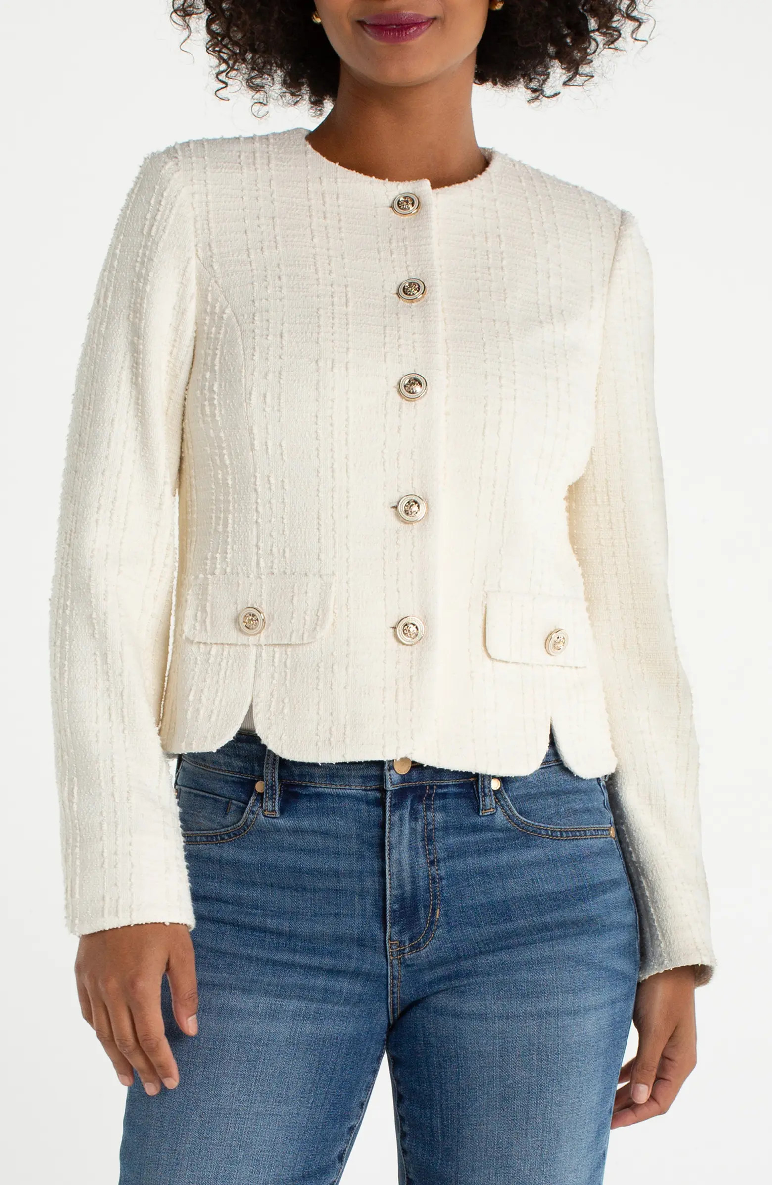 Scallop Trim Jacket | Nordstrom