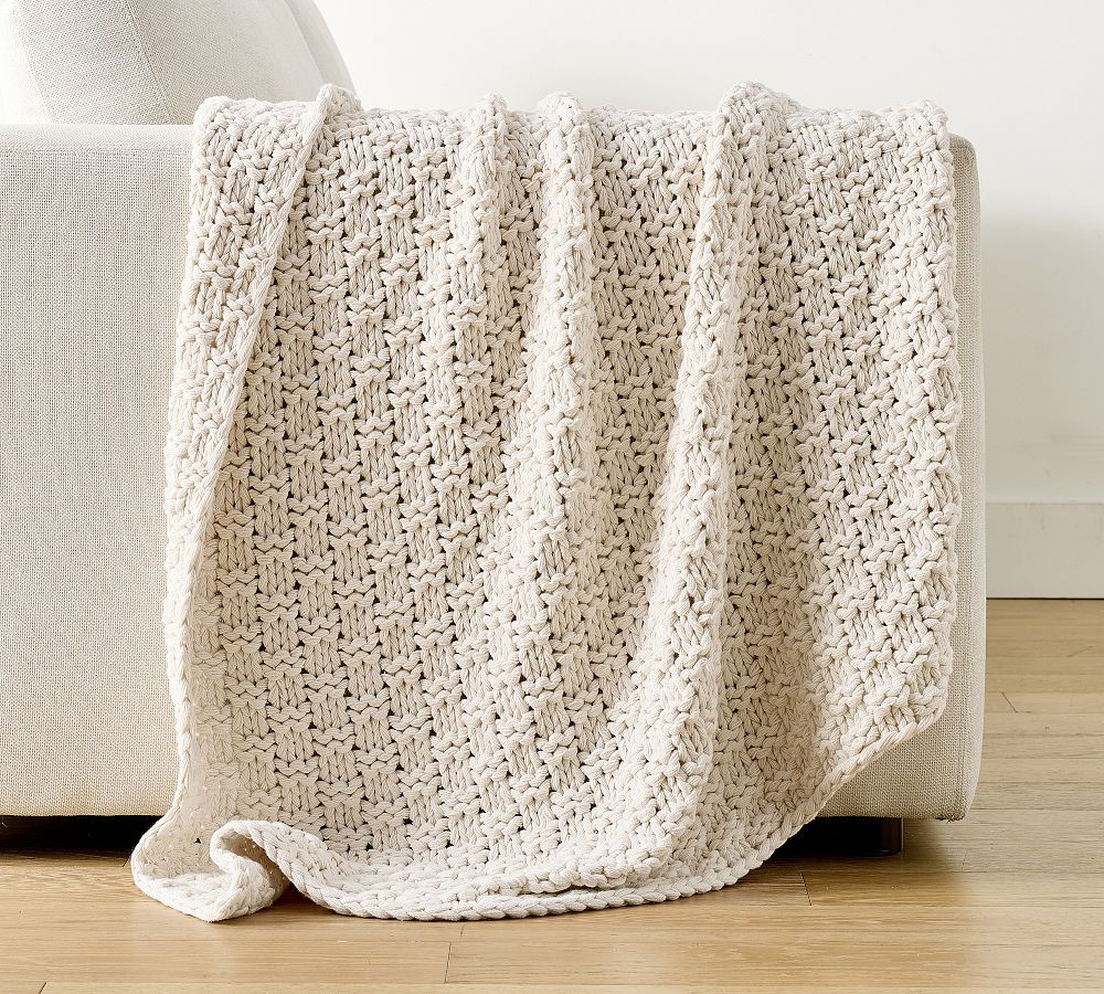 Boston Knit Throw | Pottery Barn (US)