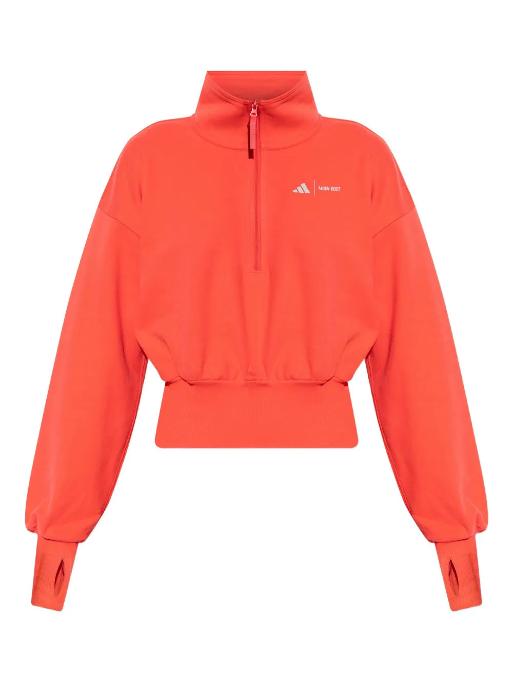 adidas x Moon Boot zip-up funnel-neck sweater - Orange | Farfetch Global