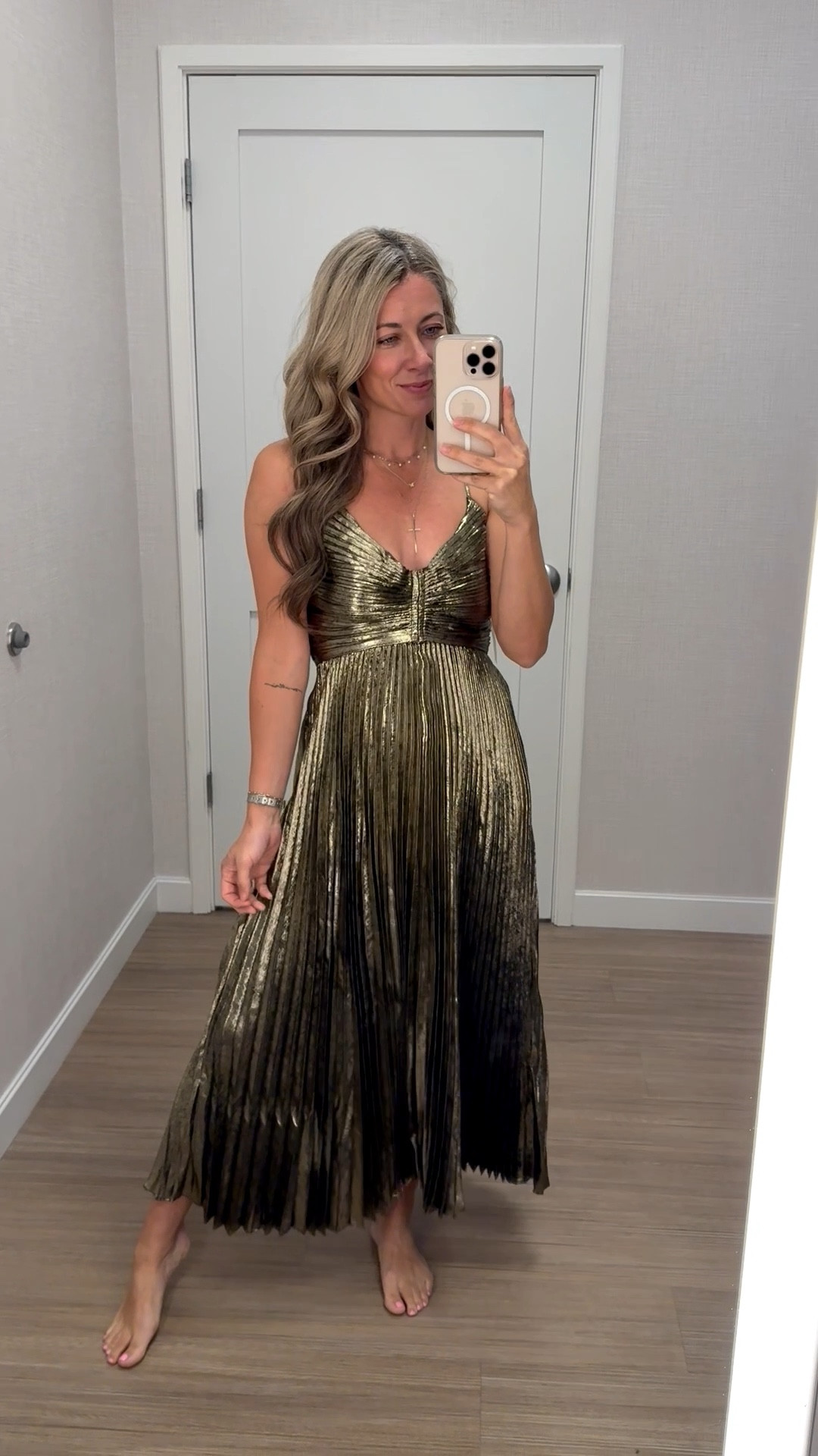 ASTR the label Blythe metallic dress! Ok I have this dress in another pattern and it is by far my favorite dress ever! It is super feminine and just looks stunning on. This is perfect for a girls night out or even a Christmas party coming up!!! Do not wait on this new dress! It also ties in the back so you can make it tighter or more loose! Wearing an XS! 

#LTKOver40 #LTKPetite #LTKWedding