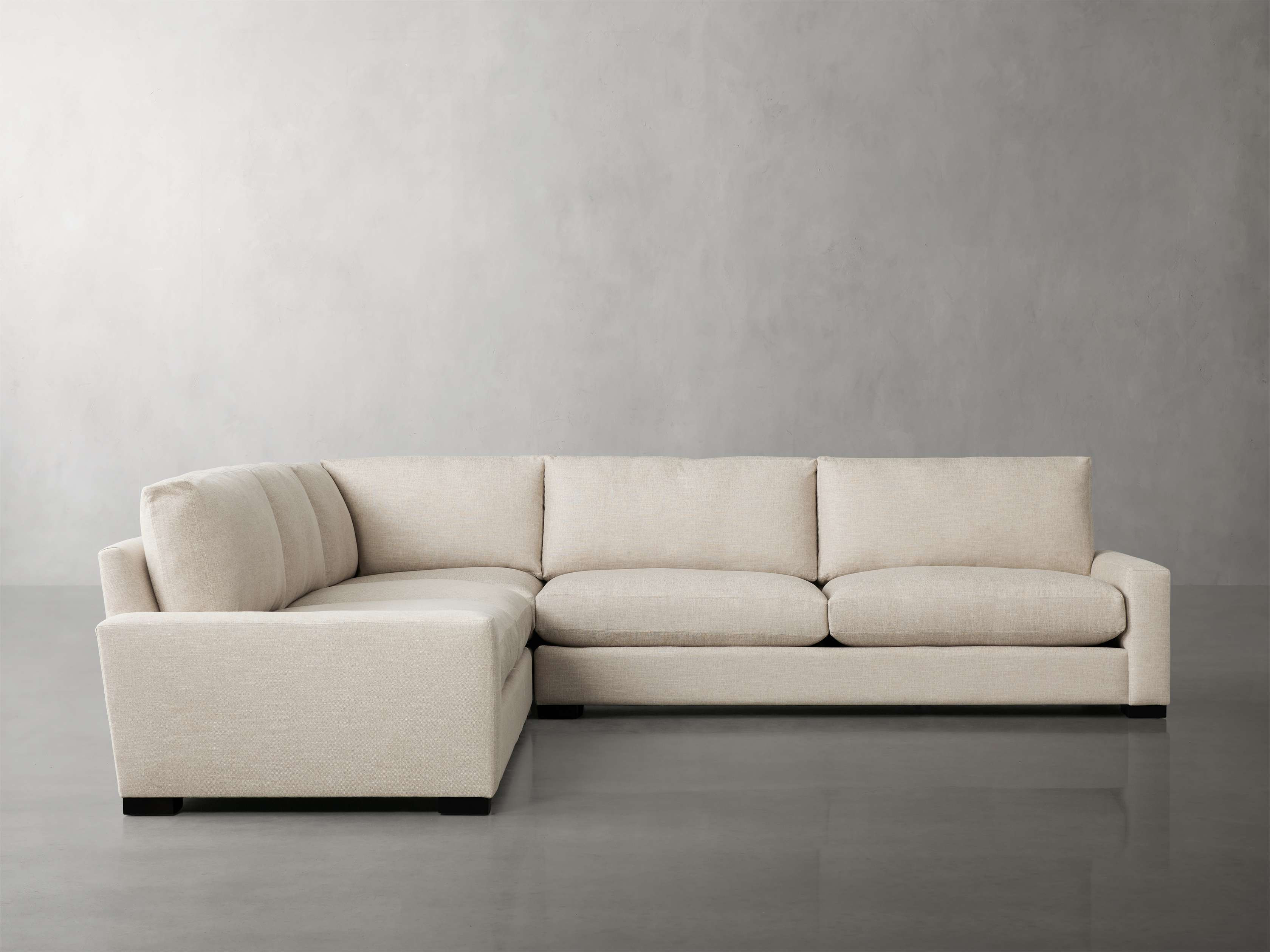 Remington Three Piece Corner Sectional | Arhaus