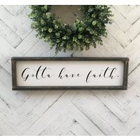 Gotta Have Faith.; George Michael Wood Quote Sign | Etsy (US)