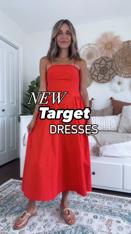 Brand new Target dresses
Wearing xs in all but the short vest dress

#LTKOver40 #LTKStyleTip #LTKParties