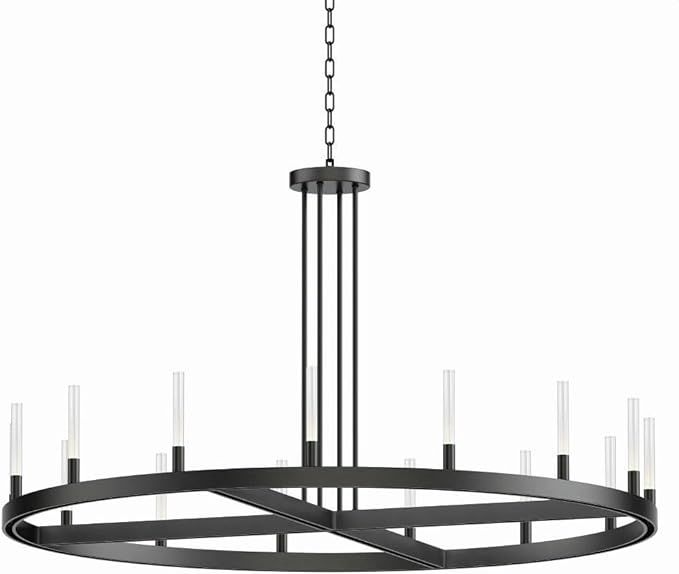 Maxim Lighting 16168CRBK Ovation - 30W 15 LED Chandelier-24.35 Inches Tall and 47 Inches Wide, Fi... | Amazon (US)