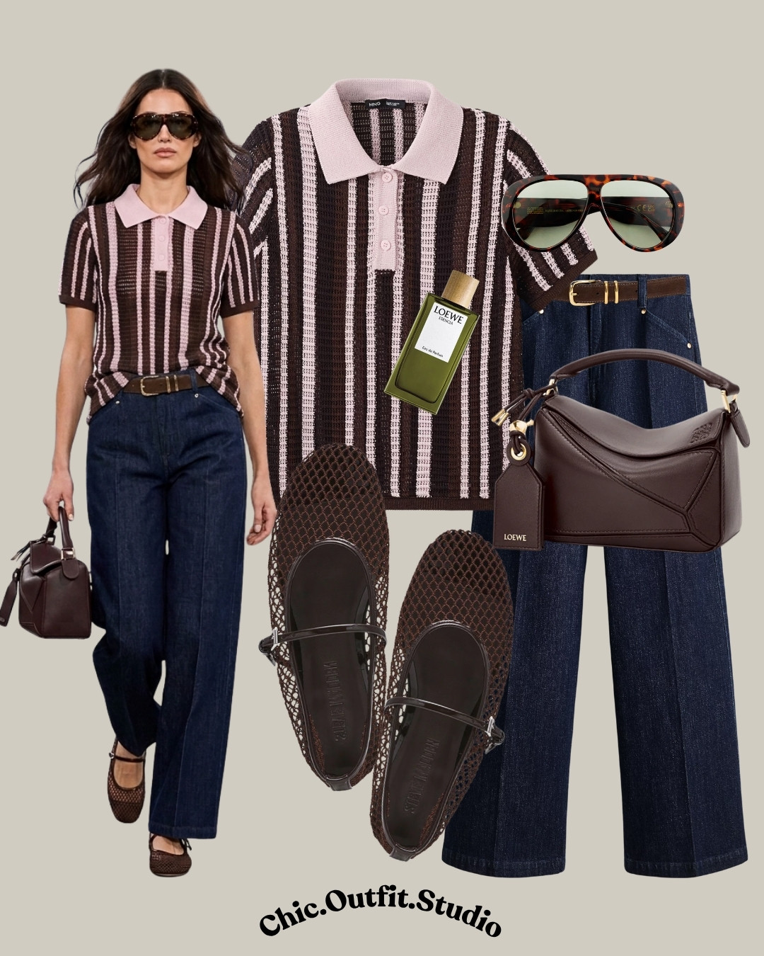Striped polo + dark denim

✨A striped polo top paired with dark denim creates a timeless spring outfit with a slightly preppy, polished feel. Styled with loafers and structured accessories, this look is perfect for casual office days, coffee meetings, city strolls, or weekend lunches. Easy styling that feels classic, effortless, and ideal for transitional spring weather.

✨Tags: striped polo outfit women, polo top outfit women, spring smart casual outfit, preppy chic outfit, dark denim outfit women, European style outfit, everyday elevated outfit, transitional weather outfit 

 #LTKspring #LTKstyletip #LTKshoes