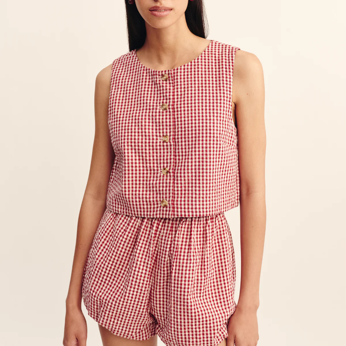 RIO TOP - RED GINGHAM | POSSE (US)