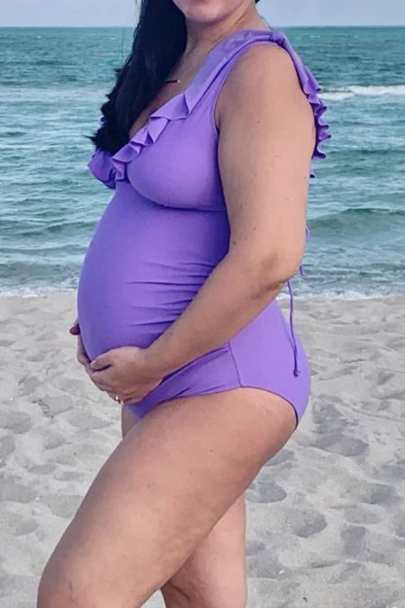 This purple maternity swimsuit is a best seller on Amazon!!

#LTKbump #LTKswim #LTKunder50