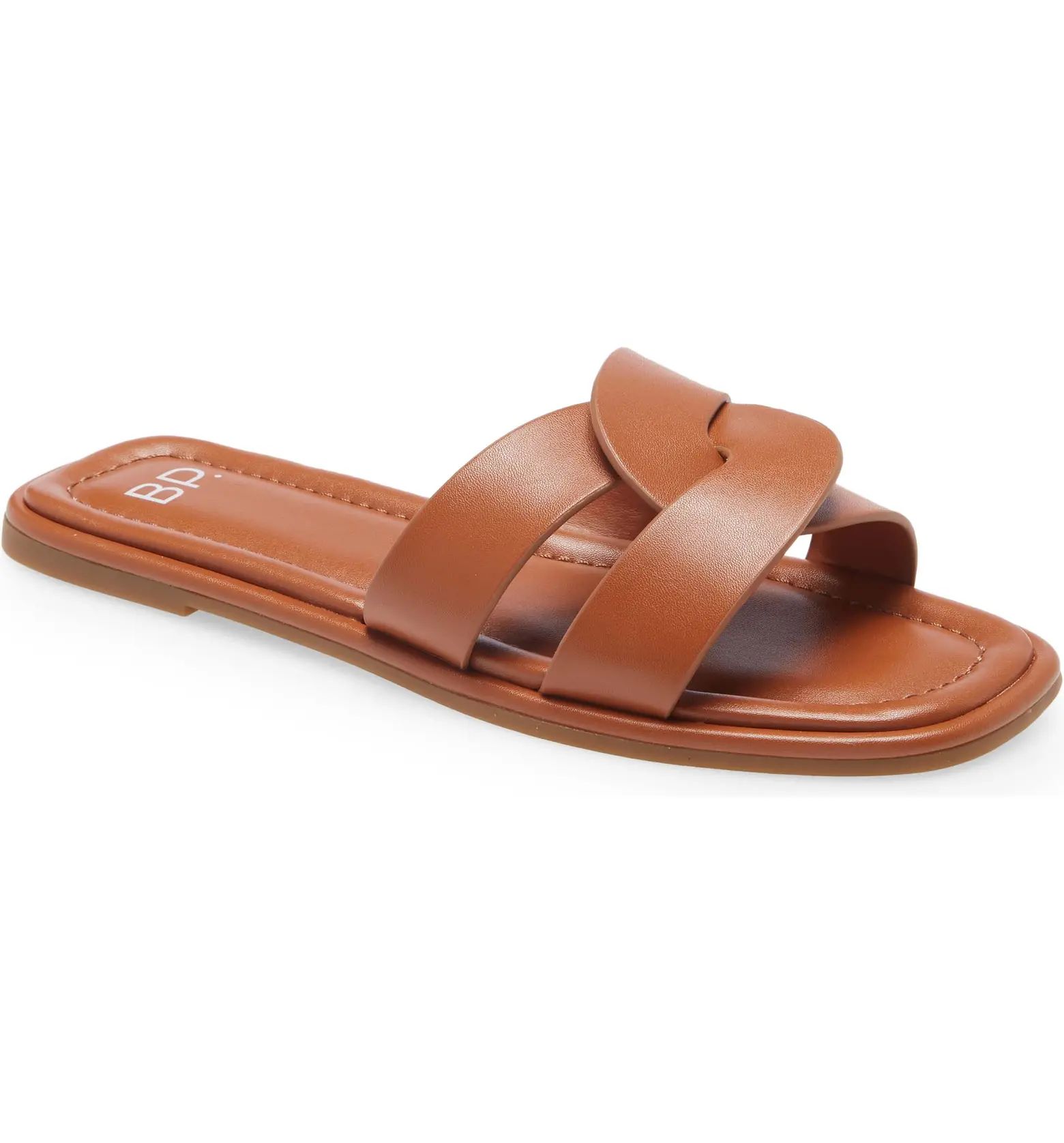 Ariya Faux Leather Slide Sandal | Nordstrom