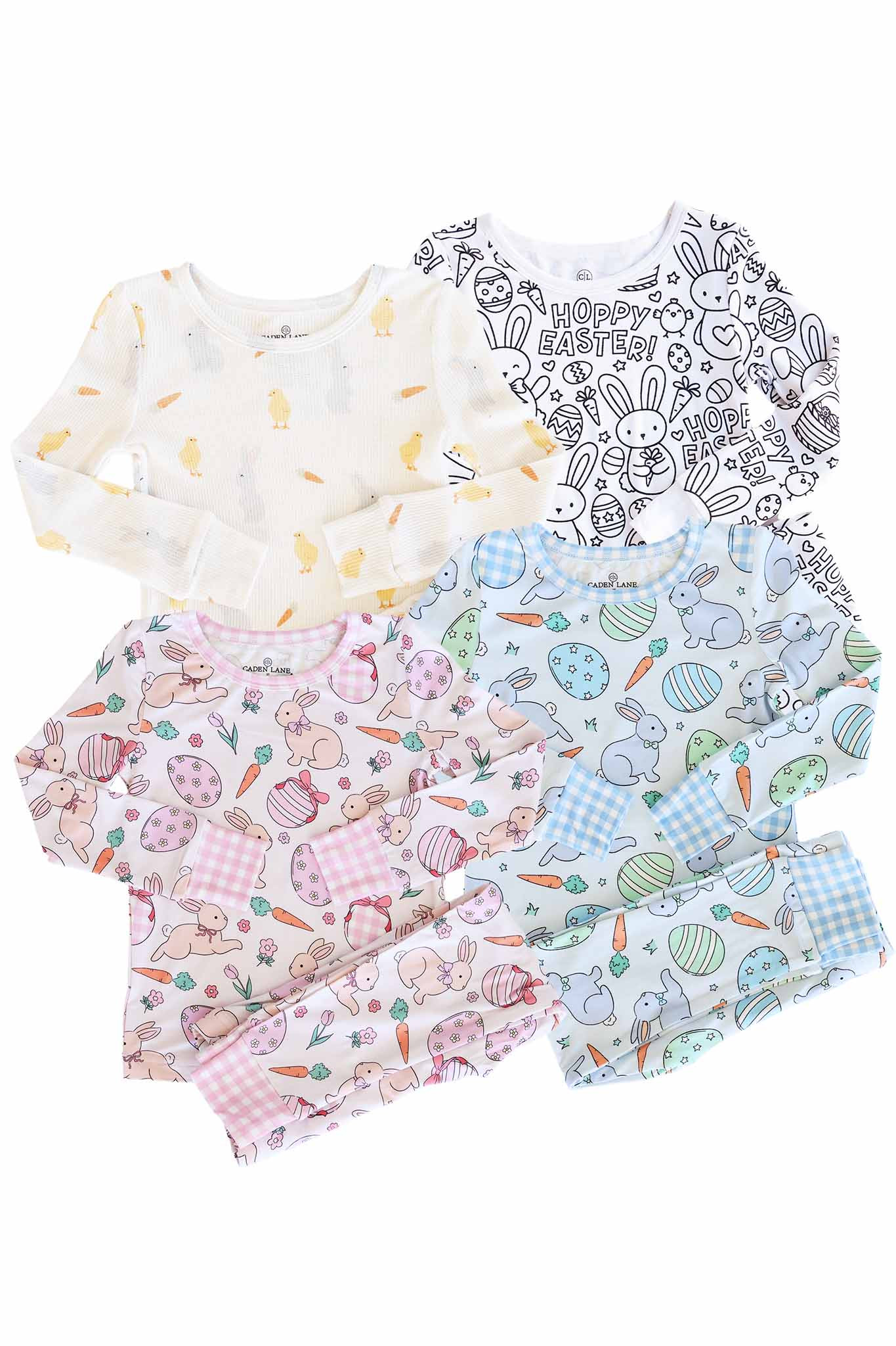 Easter Two Piece Pajama Sets | Caden Lane
