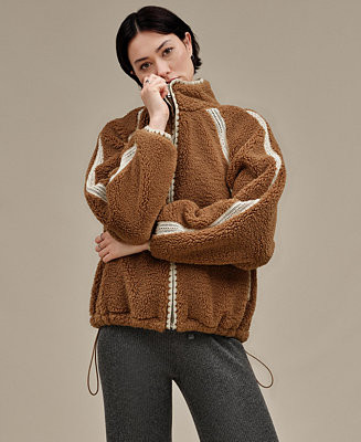 UGG® Women's Nikia Crochet Fluff Jacket - Macy's | Macy's